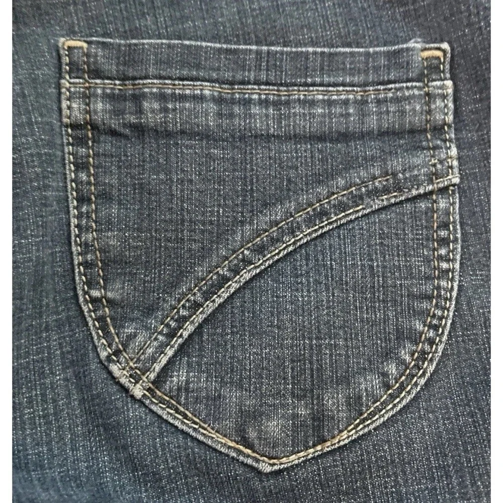 Lee Denim Blue Jeans Women's Size 6 Blue Raw Hem Straight‎ Inseam 29
